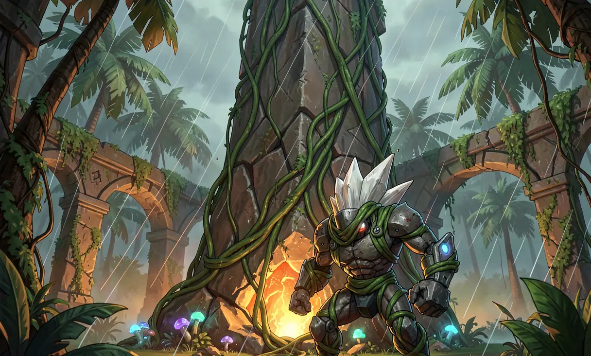 The Overgrown Ruins Monolith
